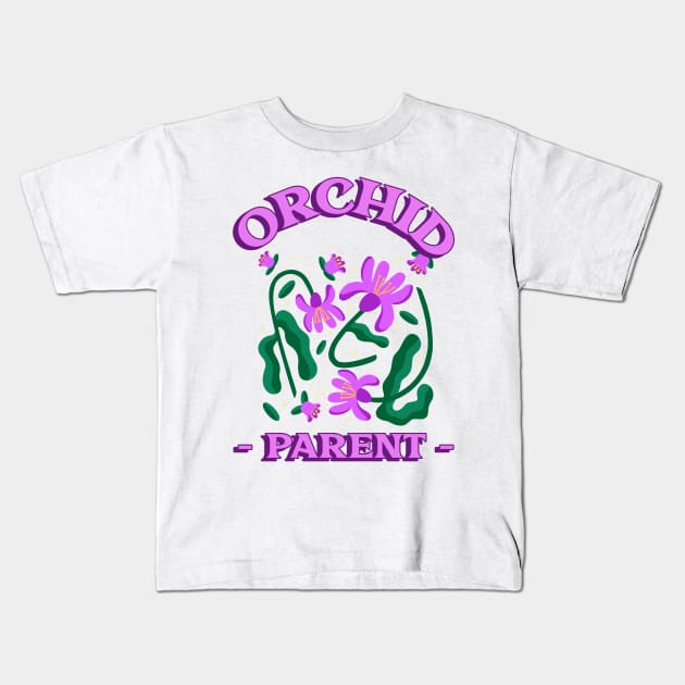 Orchid Lover Orchids Orchid Flower Plant Mom Plant Lady Kids T-Shirt by Tip Top Tee's